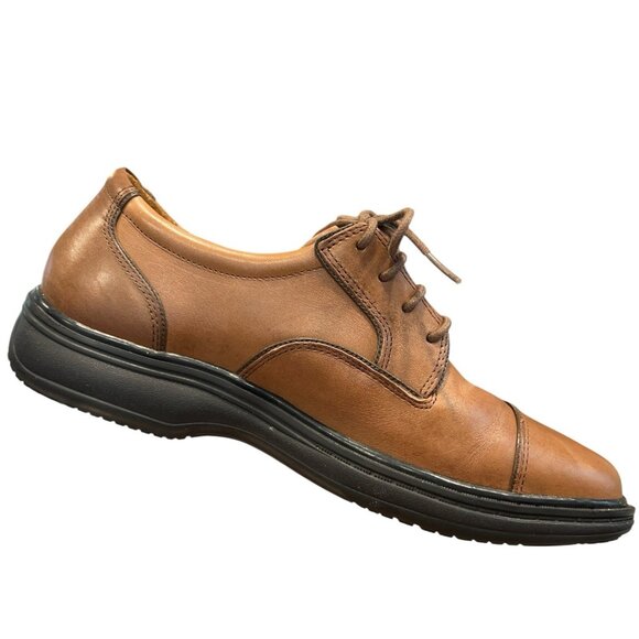 Dr Comfort Captain Brown Leather Cap Toe Derby Comfort Shoes Mens Size 7 M Dress main image 16